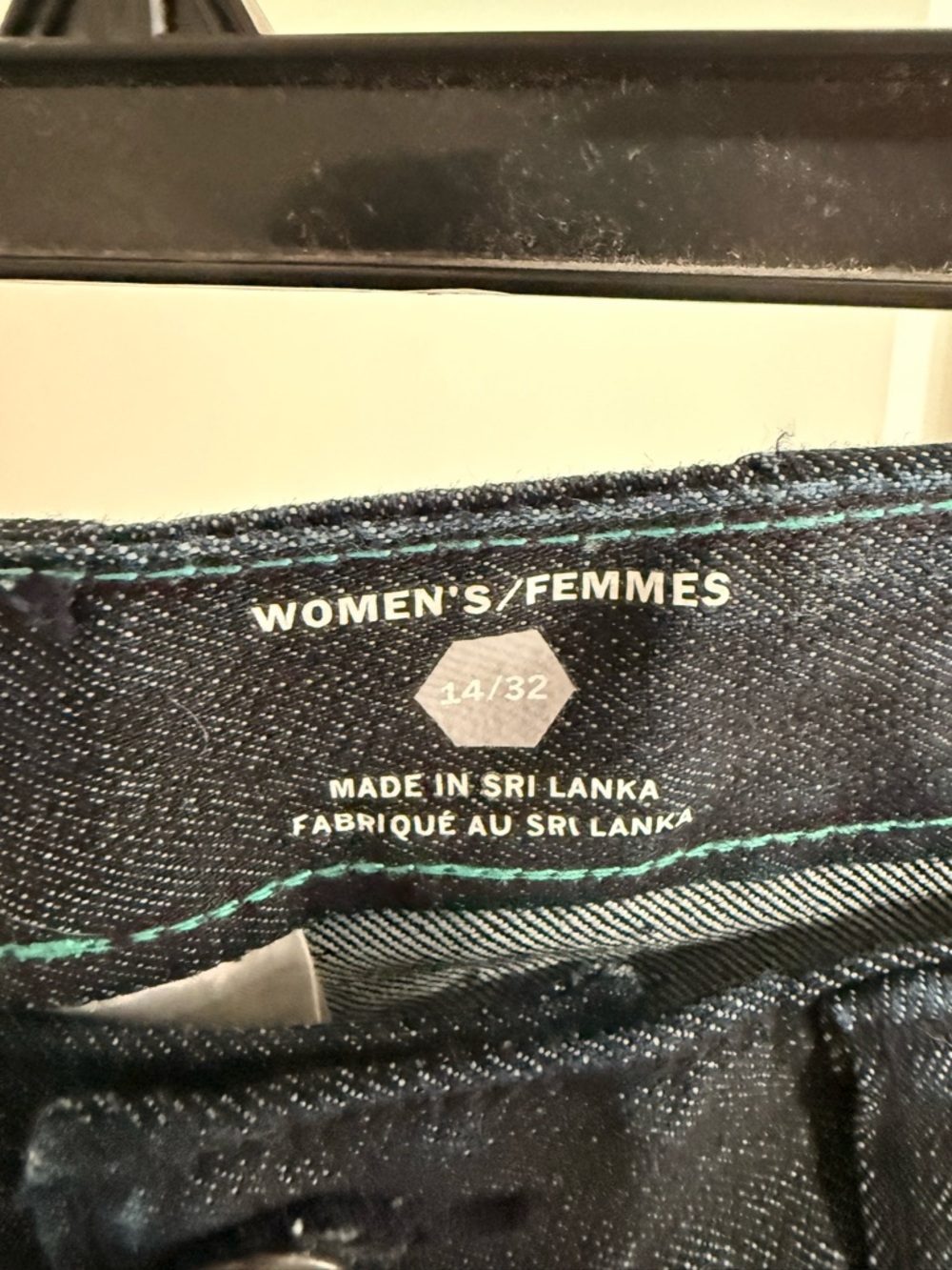 Mountain Hardwear Dark Indigo Pants with Teal Contrast Stitching